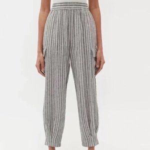 NWT Urban Outfitters High Rise Waist Vertical Striped Cargo Harem Pants